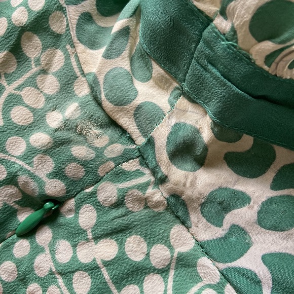 Marc Jacobs green polka dot silk dress - Picture 5 of 5